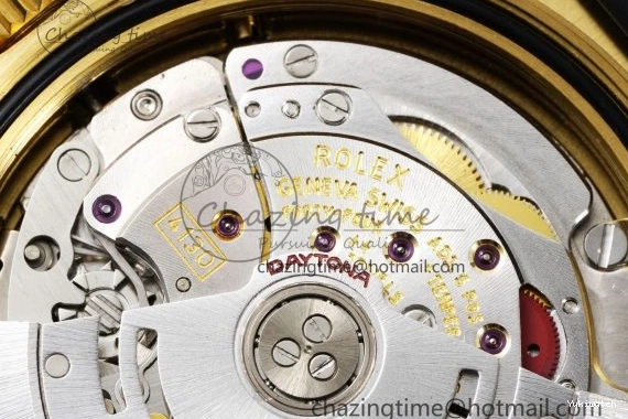 SA4130 Strap Rubber 1:1 Daytona BTF Best 116518 Lume on V2 Dial Oysterflex Edition YG 0523